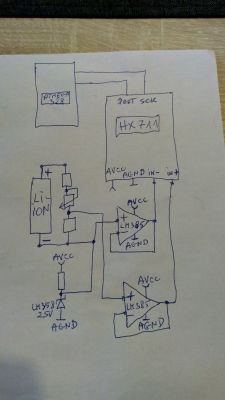 Woltomierz na HX711 + Atmega328 + Bascom Woltomierz na HX711 + Atmega328 + Bascom