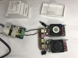 [Thermal imaging] Internal view and test of the YSDS-60-5 4.5 A 22.5 W 5 V DIN rail power supply