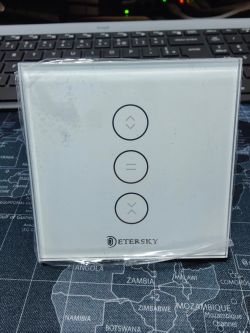 Etersky WF-CS01 Touch Panel Etersky WF-CS01 touch panel with three buttons against a keyboard background