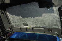 megane CC - montaż anteny CB na pokrywie z tworzywa