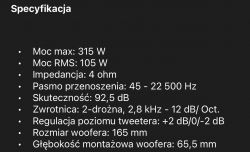 Podłączenie głośników nisko i wysoko tonowych pod jeden kanał zmostkowany - Chrunch gpx1200.4