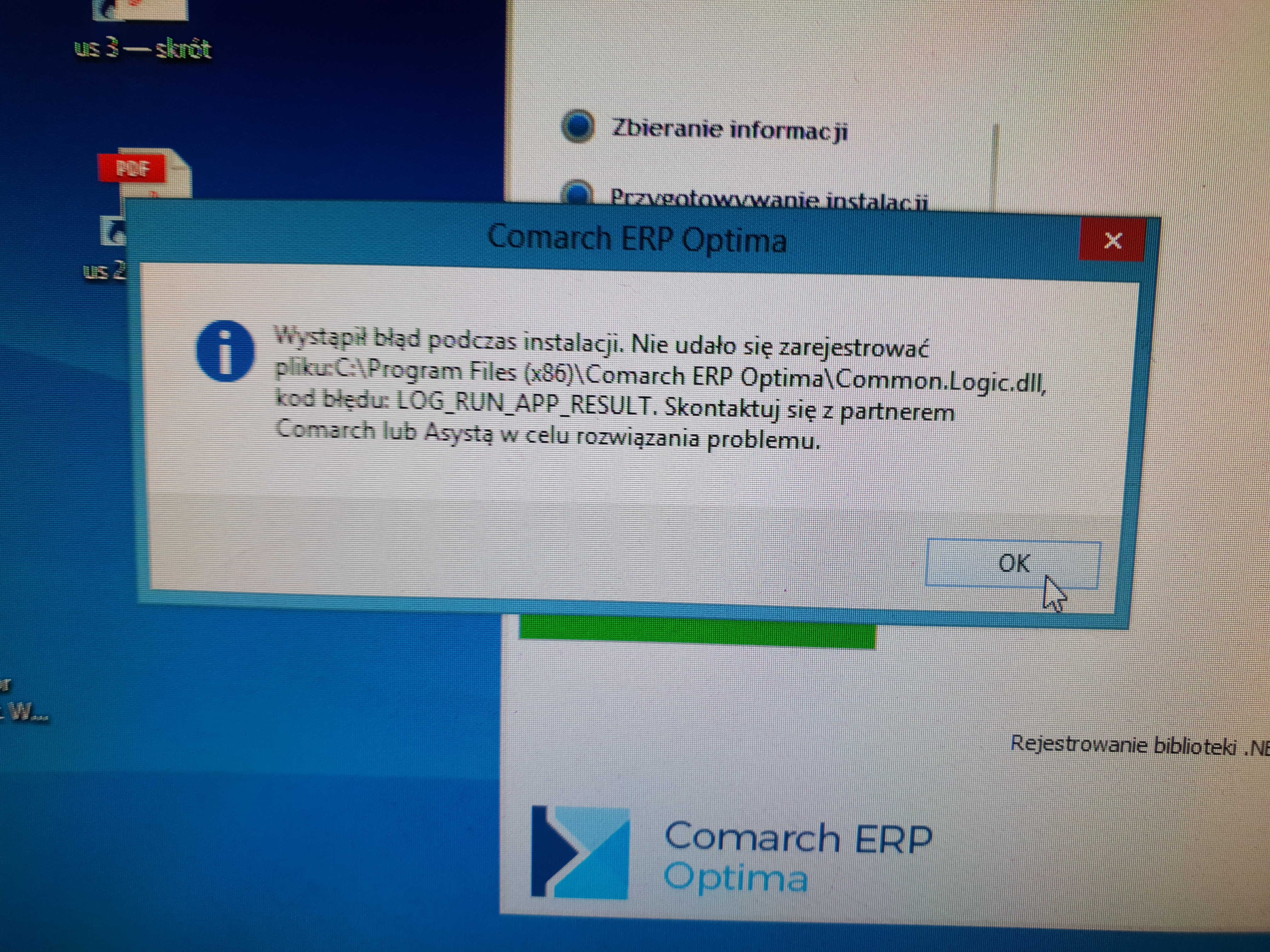 Rozwiązano] Błędy instalacji Comarch Optima na Windows 8.1 - co robić?