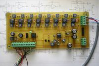 Wskaźnik wysterowania na ośmiu lampach EM84