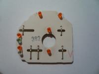 Seat Leon 1M - płytka drukowana włącznika świateł.