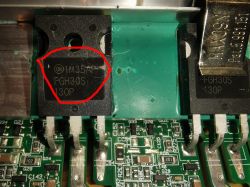 Whirlpool ACM932BF - tranzystor IGBT FGH30S130P uszkodzony