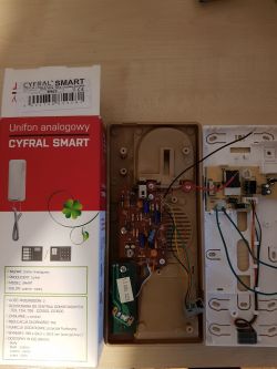 Domofon instalacja 4 żyłowa Domofon instalacja 4 żyłowa