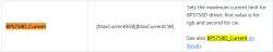 Documentation snippet with highlighted text BP5758D_Current.