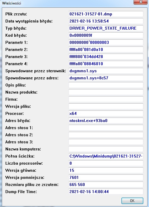 DELL M6600 (BSOD)Bluescrenn DRIVER_POWER_STATE_FAILURE