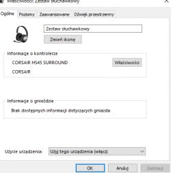 Dźwięk tylko w lewej słuchawce Corsair HS45 USB - jak naprawić?