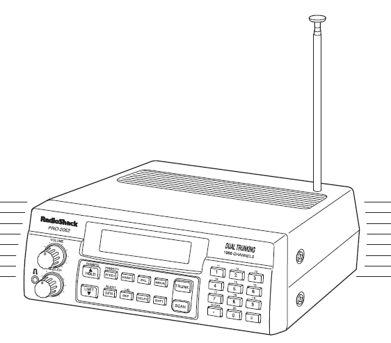 Radio Shack PRO-2052 VHF-UHF Scanner-Reciever Manual EN