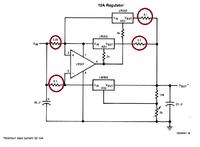 Który schemat najlepszy do zasilacza na LM350/ 10A ? Który schemat najlepszy do zasilacza na LM350/ 10A ?