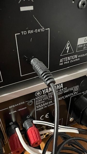 Original Yamaha MCR-E410 WH25640 Télécommande / Testé