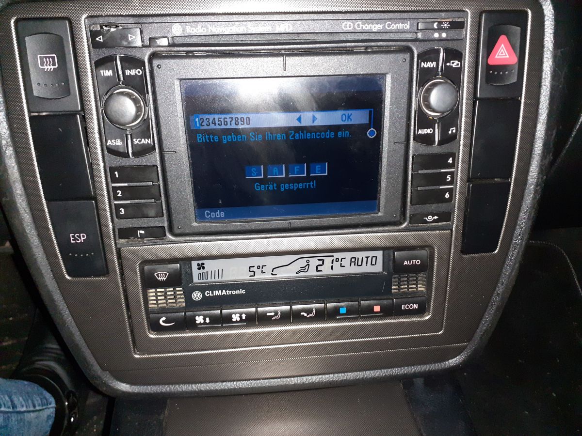 Radio Navigation System MFD w VW Passat B5 2003 jak