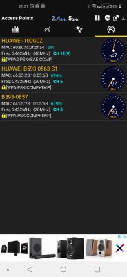 Prędkość WiFi do 150 Mbps na routerze TP-Link Archer 1500 i Huawei AX3 przy łączu 300/100 Mbps