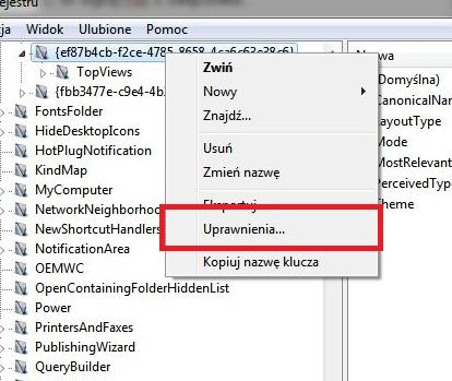 Windows 7 Ultimate - Błąd uprawnień w katalogach WindowsSearch