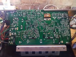 Technics SU-7200 - pali tranzystory końcowe oraz rezystor