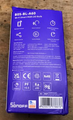 B05-BL-A60 Sonoff Teardown