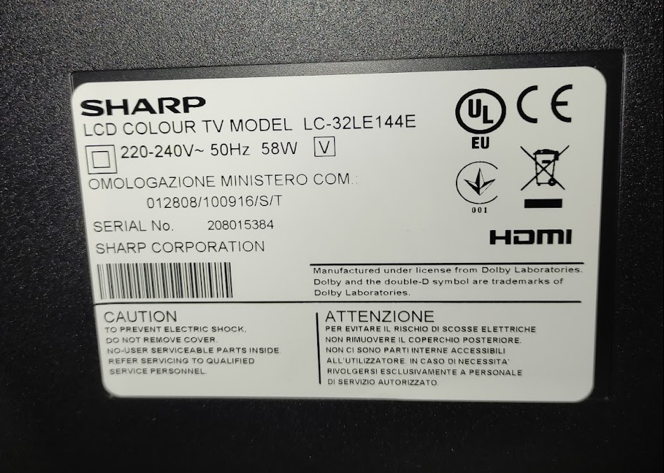 Telecomando Universale Re-Flix Superior Light Per TV Sharp LC-32LE144E - Già Programmato, Pronto All'uso - 2