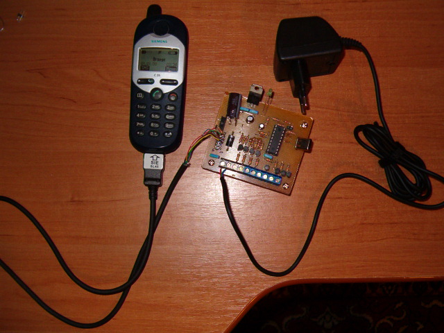 Powiadomienie i sterowanie GSM siemens/ericson