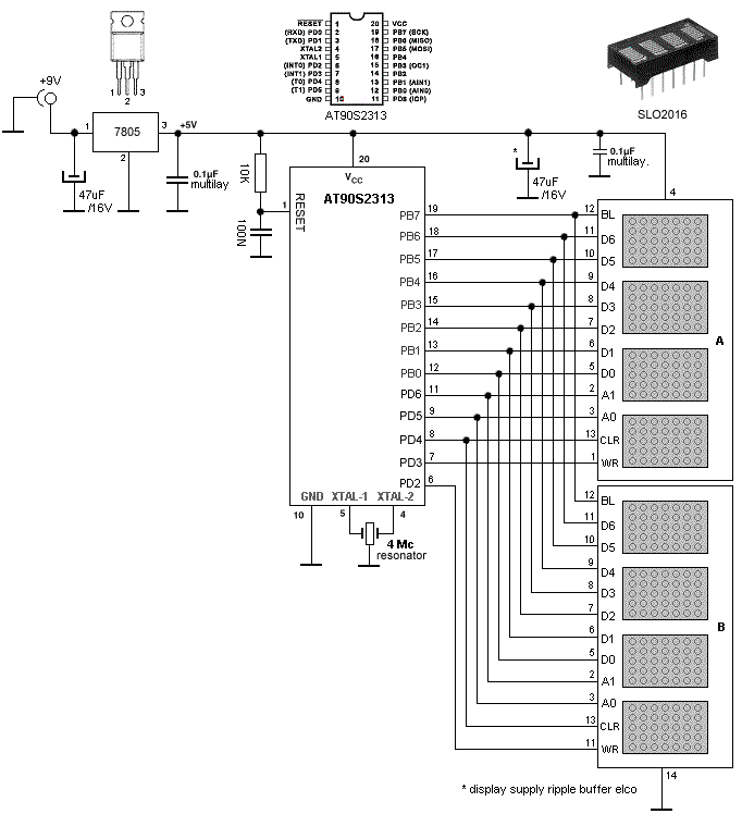 Message Display Circuit help moving massege display project(byATMEGA microcontroller | Forum ...
