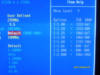 poroblem ze stabilnością po podkręceniu inter core duo E7200