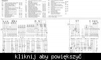 schemat instalacji elektrycznej VECTRA B 1.7 TD - ISUZU