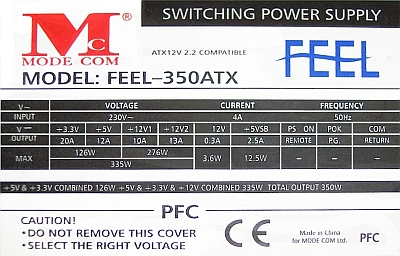 ModeCom FEEL-350ATX z SG6105DZ - jaka wartość brakującego rezystora?
