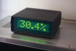 Matrycowy zegar LED z termometrem i WiFi