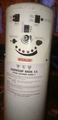 Szukam instrukcji do Elterm EKW Electronic Classic II z 2002 o mocy 9/15kW