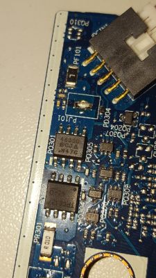 Lenovo G50-30 nie ładuje po wyrwaniu złącza - brak diody, nie startuje bez baterii