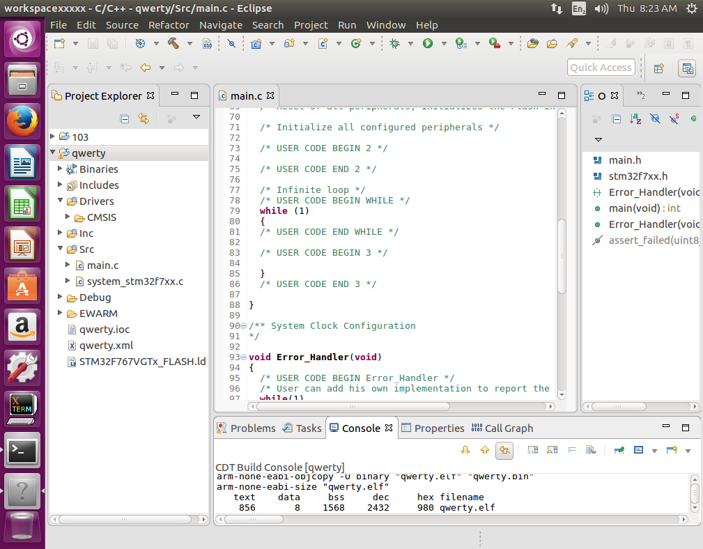 Codeblocks avr linux настройка