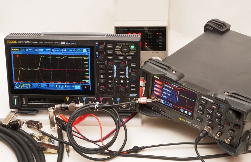 Rigol DHO924S w praktyce: pomiar czasu narastania