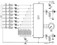 Sterownik do CD4051. Każdy przycisk do oddzielnego kanału.