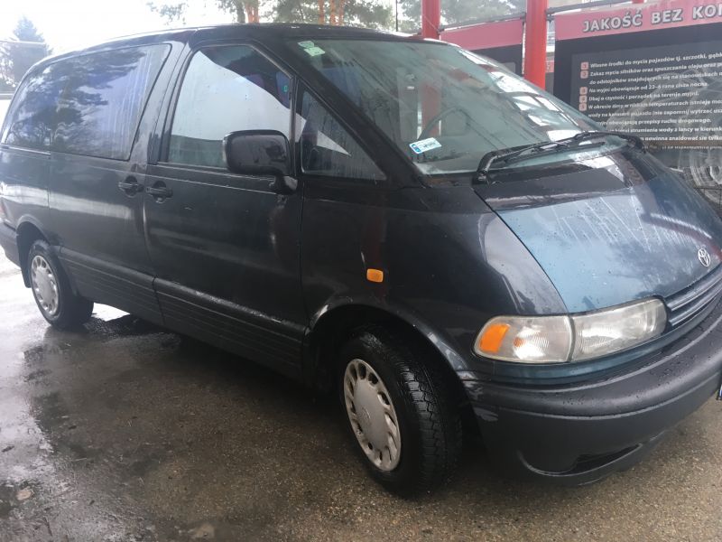 toyota previa 1 - pickup - przerobka auta na pickup
