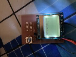 Electronic components tester for Atmega328P and LCD Nokia 5110