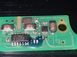 Zastąpienie brakującego elementu SMD w pilocie Fiat Punto PCF9864AT