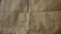 Schemat elektryczny miernika pojemności Lumel MNB-17/24V na papierze.
