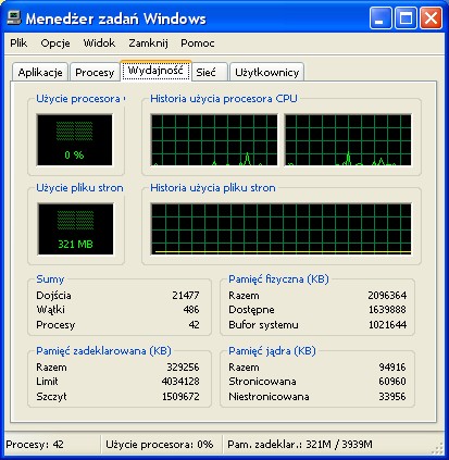 GF 9800GT, Athlon 64x2 5600+, 2GB RAM – niska wydajność gier na Windows XP SP2