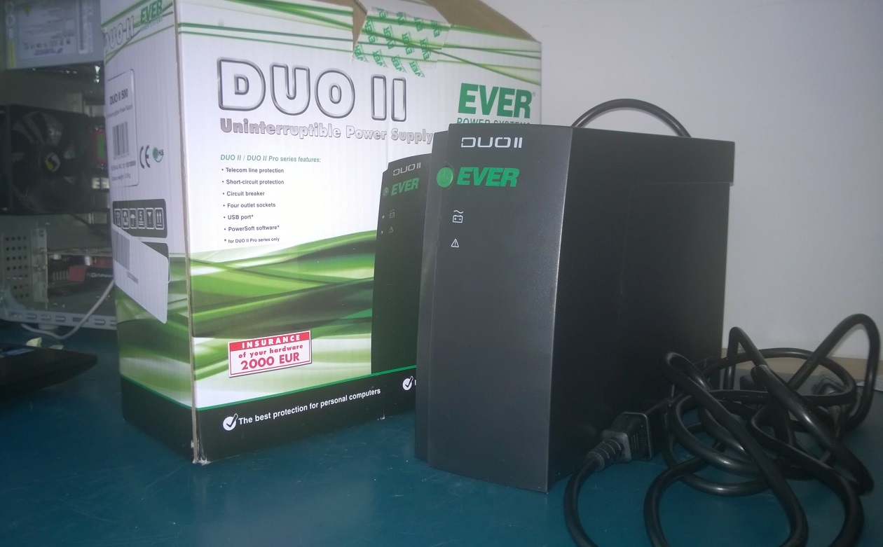 Ups Ever Duo Ii 500 Instrukcja [Sprzedam] Zasilacz UPS Ever Duo 500 II jak nowy, nieużywany