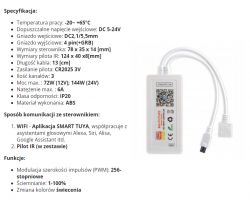 [BK7231T] WiFi RGB LED controller with IR remote control masterLED AIP-Future TY