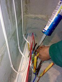 Cable repair in the wall for years - that is, roast me electrode :)