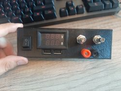 Modułowy zasilacz 24V/1.5A z wyjściem USB Modułowy zasilacz 24V/1.5A z wyjściem USB