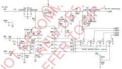 TV Led Philips Vestel 40" - Brak podświetlania, uszkadzający się Q501