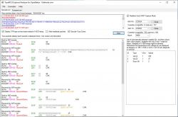 Screenshot of the TuyaMCU Explorer/Analyzer software displaying data in hex and text format.