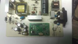 HP LA2306X monitor does not turn on, does not respond to power