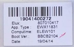 Electrolux EWT 1567VDW - błąd EH0 - instalacja elektryczna sprawna