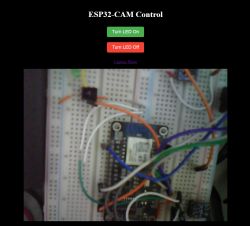 ESP32-CAM with Control Interface ESP32-CAM with control interface