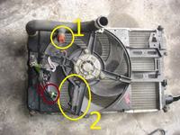 Escort 1.8 zetec+klima wentylator chłodnicy