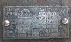 Jak prawidłowo podłączyć silnik sbjd 34a do 220V?