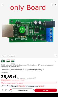 Electricity meter Home Assistant Modbus RS-485